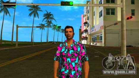 Camisa con estampados v11 para GTA Vice City