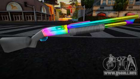 Chromegun Multicolor para GTA San Andreas