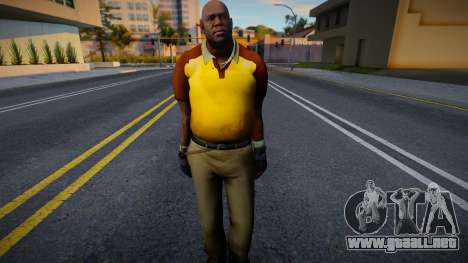 Entrenador (camiseta de bolos) de Left 4 Dead 2 para GTA San Andreas
