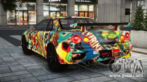 Nissan Skyline GT-R BNR34 S6 para GTA 4