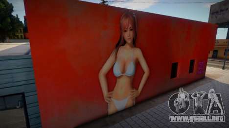 Honoka Mural v1 para GTA San Andreas