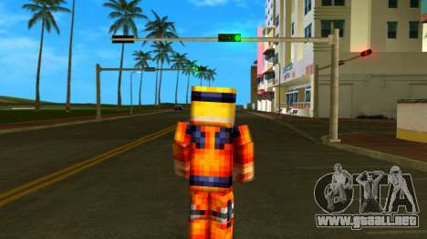 Steve Body Naruto Uzumaki para GTA Vice City