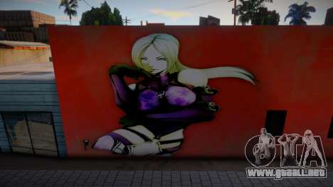 Nina Williams Murals v1 para GTA San Andreas