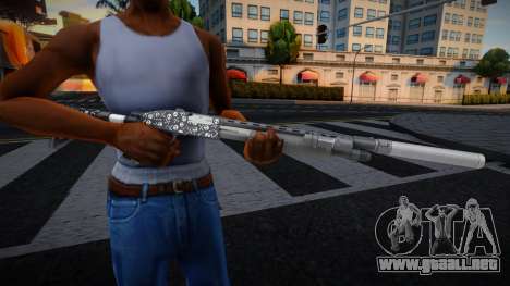 Pump Shotgun (Bones Finish) v3 para GTA San Andreas