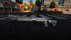 Pump Shotgun (Bones Finish) v5 para GTA San Andreas