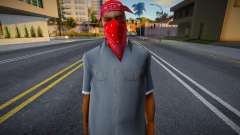 Gángster con Pañuelo Rojo para GTA San Andreas