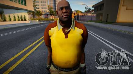 Entrenador (camiseta de bolos) de Left 4 Dead 2 para GTA San Andreas