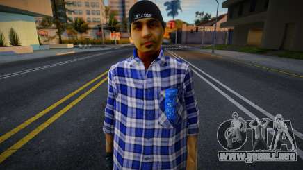 Gángster en camisa a cuadros para GTA San Andreas