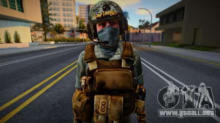 Conductor de tanque estadounidense para GTA San Andreas