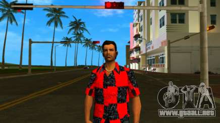 Camisa con estampados v8 para GTA Vice City