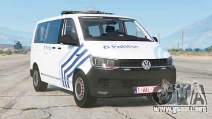 Volkswagen Transporter Kombi België Politie (T6) 2015 [ELS] v2.0 para GTA 5