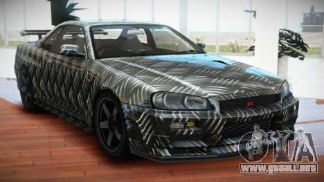 Nissan Skyline R34 GT-R V-Spec S9 para GTA 4