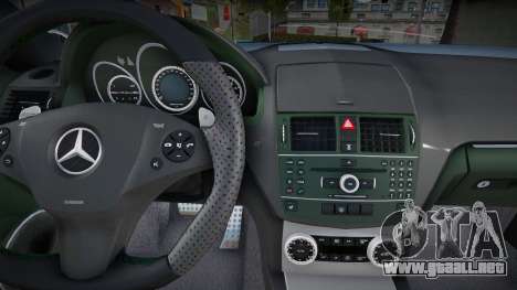 Mercedes-Benz C63 AMG V12 para GTA San Andreas