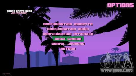 Vice City Stories Menu Mod para GTA Vice City