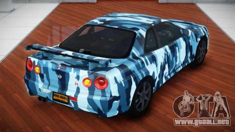 Nissan Skyline GT-R R34 QX S3 para GTA 4