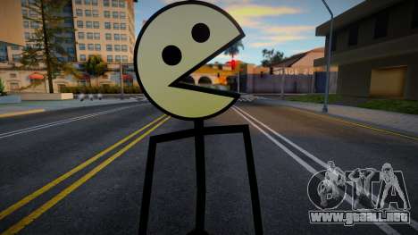 Pac-Man from Facebook (Skin) para GTA San Andreas