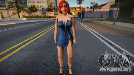 Chica con vestido de noche para GTA San Andreas