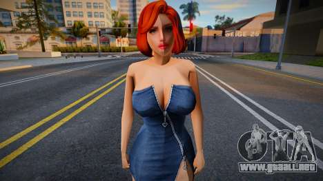 Chica con vestido de noche para GTA San Andreas