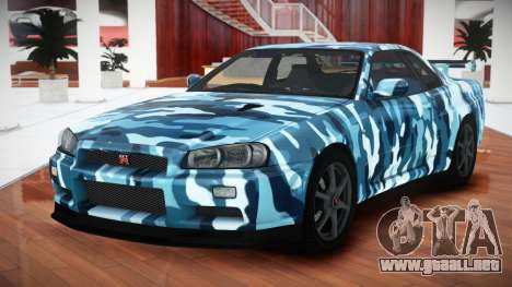 Nissan Skyline GT-R R34 QX S3 para GTA 4