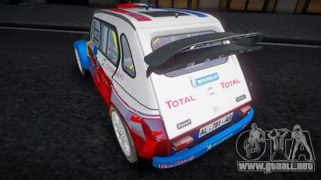 Citroen Dyane WRC Edition para GTA San Andreas