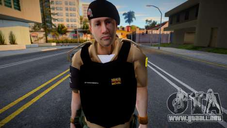 Empleado de Tático Móvel para GTA San Andreas