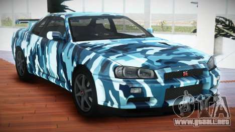 Nissan Skyline GT-R R34 QX S3 para GTA 4