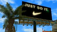 Just Do It Billboard para GTA Vice City