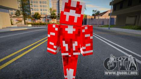 Steve Body Skin v170 para GTA San Andreas