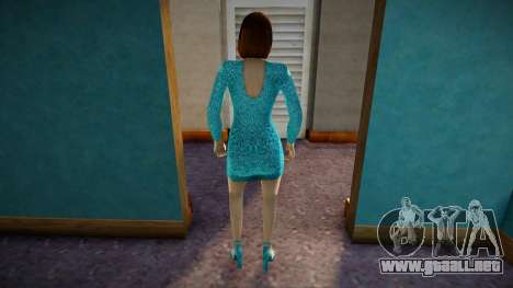 Chica en vestido 4 para GTA San Andreas