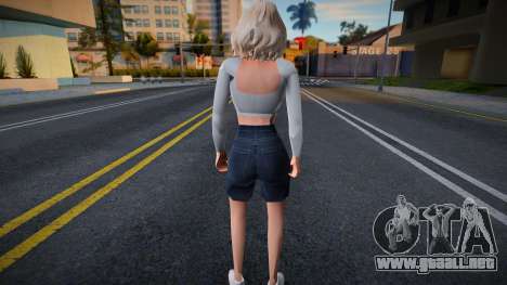 Chica con ropa casual 4 para GTA San Andreas