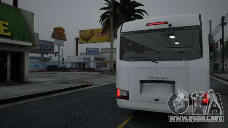 Autobús exclusivo Toyota Coaster 2022 Irak para GTA San Andreas