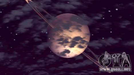 Planeta en lugar de Luna v10 para GTA San Andreas