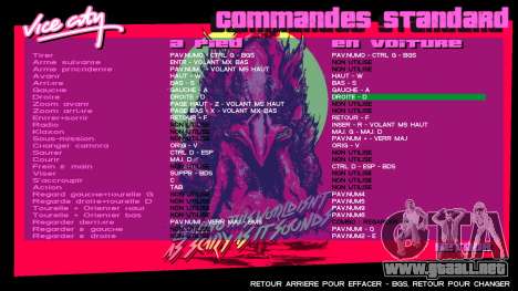 Hotline Miami Menu HD v7 para GTA Vice City