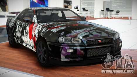 Nissan Skyline R34 X GT-R S2 para GTA 4