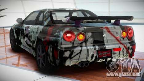 Nissan Skyline R34 X GT-R S2 para GTA 4