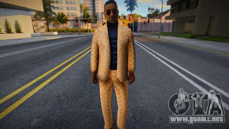 Jizzy in Gucci Suit para GTA San Andreas