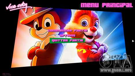 Chip y Dale Menu v1 para GTA Vice City