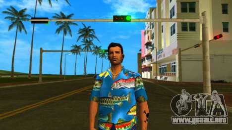 Tommy con una camisa vintage v8 para GTA Vice City
