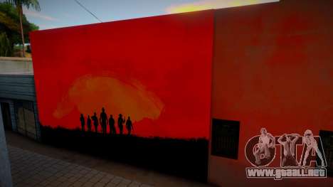 Red Dead Redemption 2 Mural para GTA San Andreas