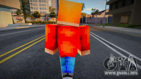 Steve Body Skin v47 para GTA San Andreas