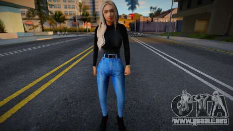 Chica con ropa casual 3 para GTA San Andreas