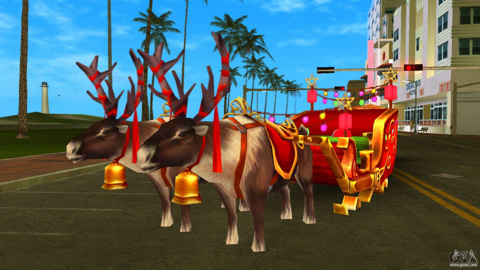 Christmas Sleigh para GTA Vice City