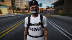 White Gang Skin v3 para GTA San Andreas