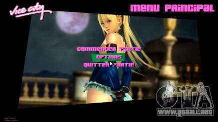 Marie Rose Menu 2 para GTA Vice City