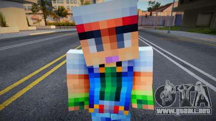 Steve Body Skin v108 para GTA San Andreas