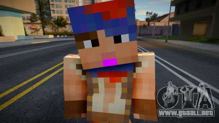 Steve Body Skin v102 para GTA San Andreas