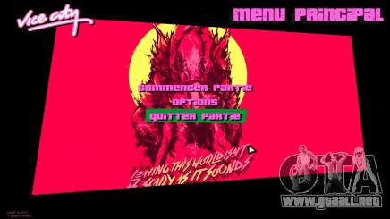 Hotline Miami Menu HD v7 para GTA Vice City