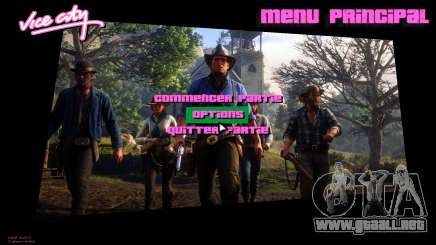 Red Dead Redemption 2 Menu 6 para GTA Vice City