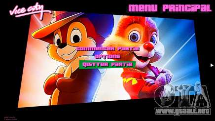 Chip y Dale Menu v1 para GTA Vice City