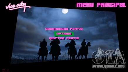 Red Dead Redemption 2 Menu 3 para GTA Vice City